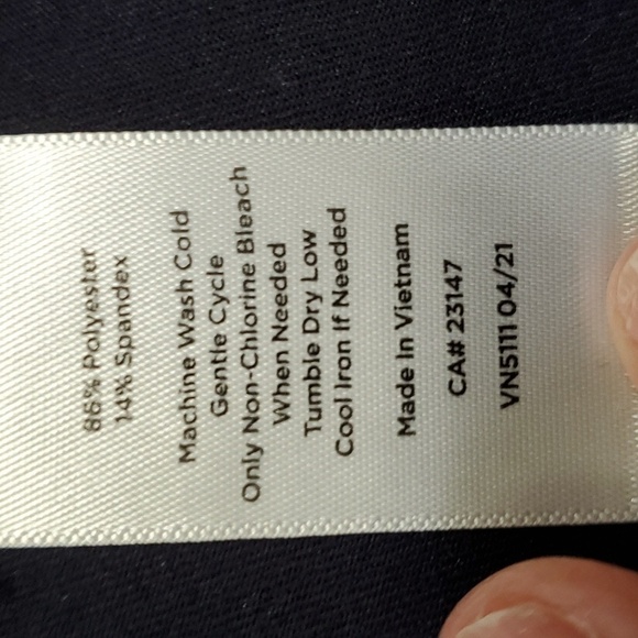 TALBOTS legings, very good condition and quality.  SIZE small petite. NAVY‎ BLUE - Picture 8 of 10